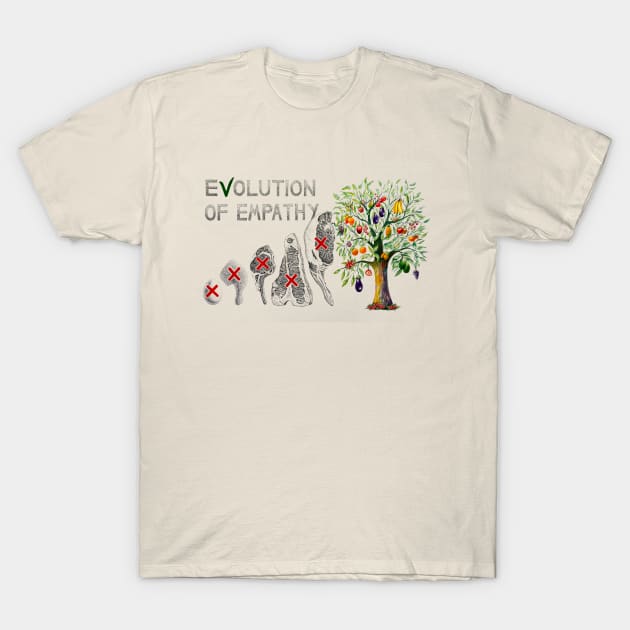 Evolution of Empathy T-Shirt by JoFrederiks